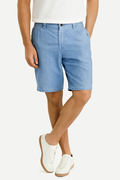 Bleu Horizon Linen Shorts