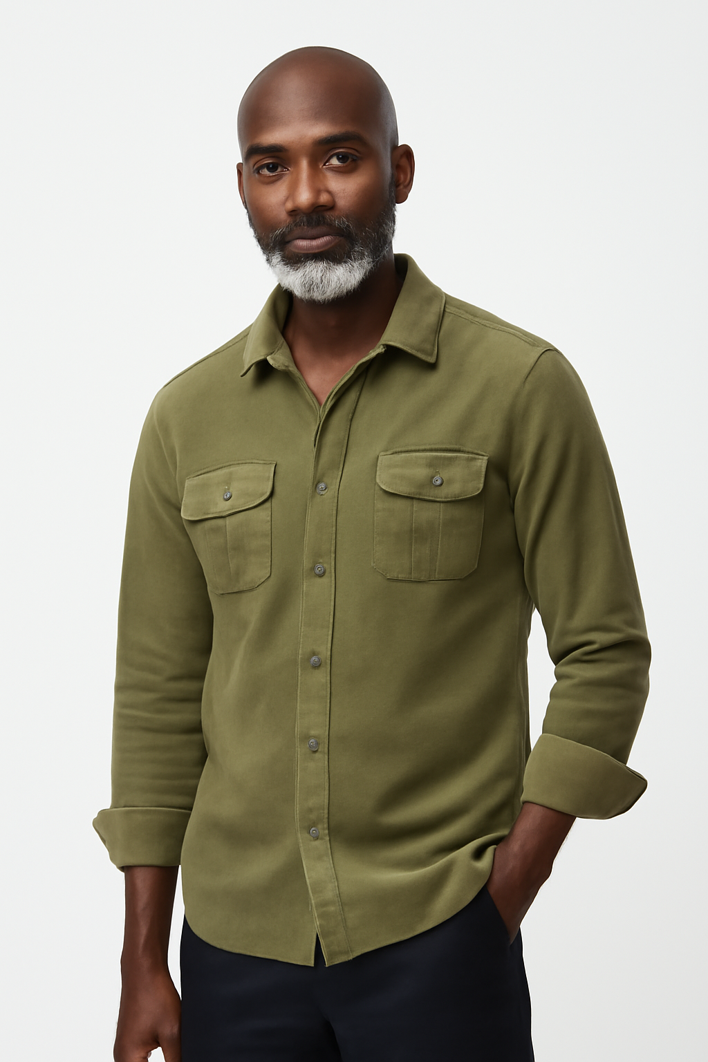 Casual Business Corduroy Shirt