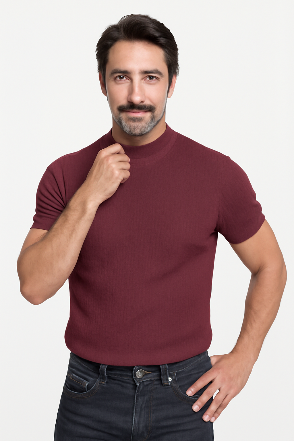 Casual Knit T-Shirt