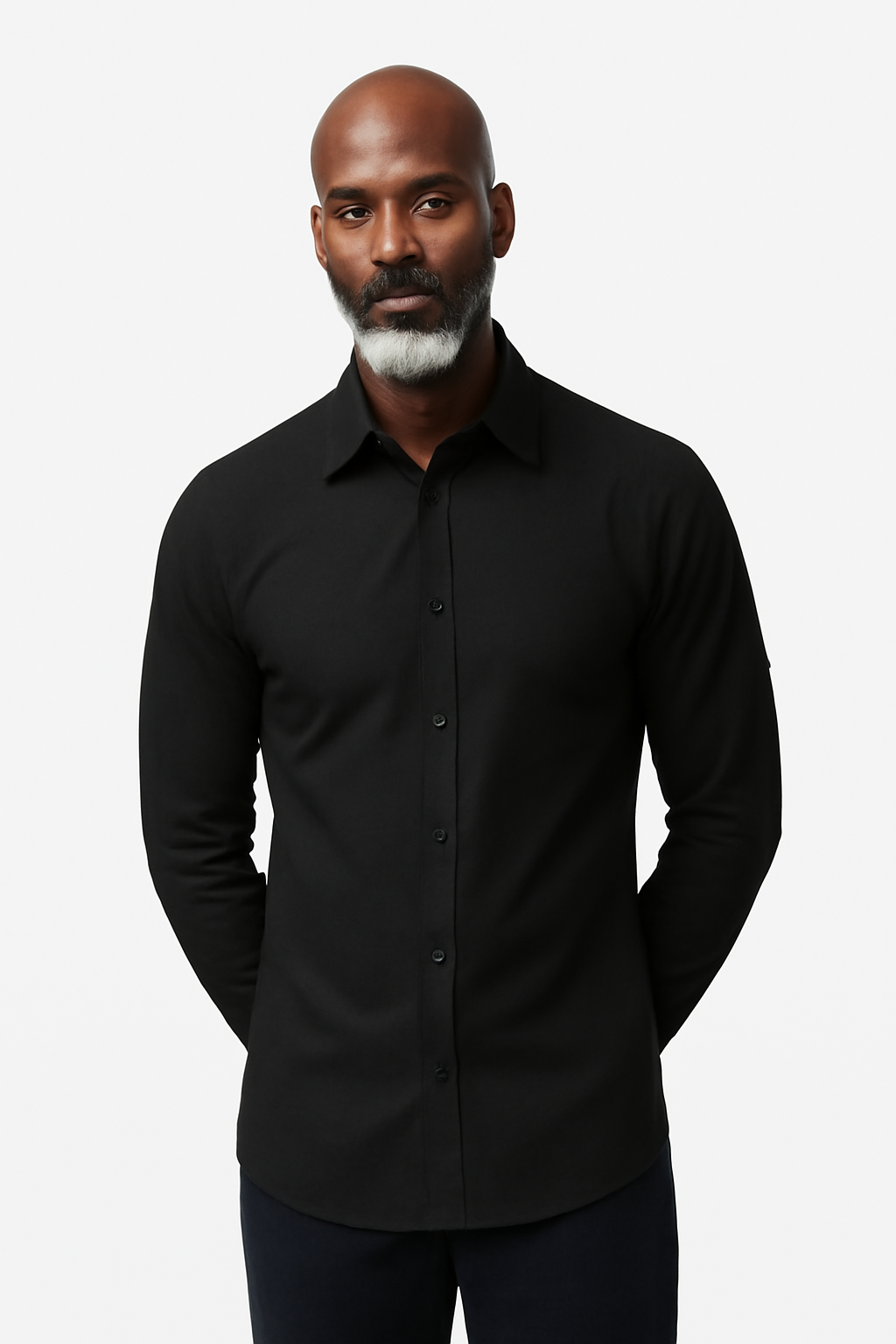 Elegant Spearpoint Collar Shirt