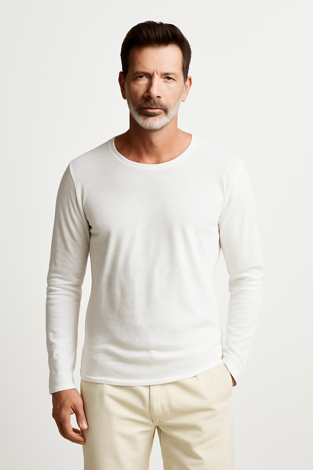 Cotton Long Sleeve T-Shirt
