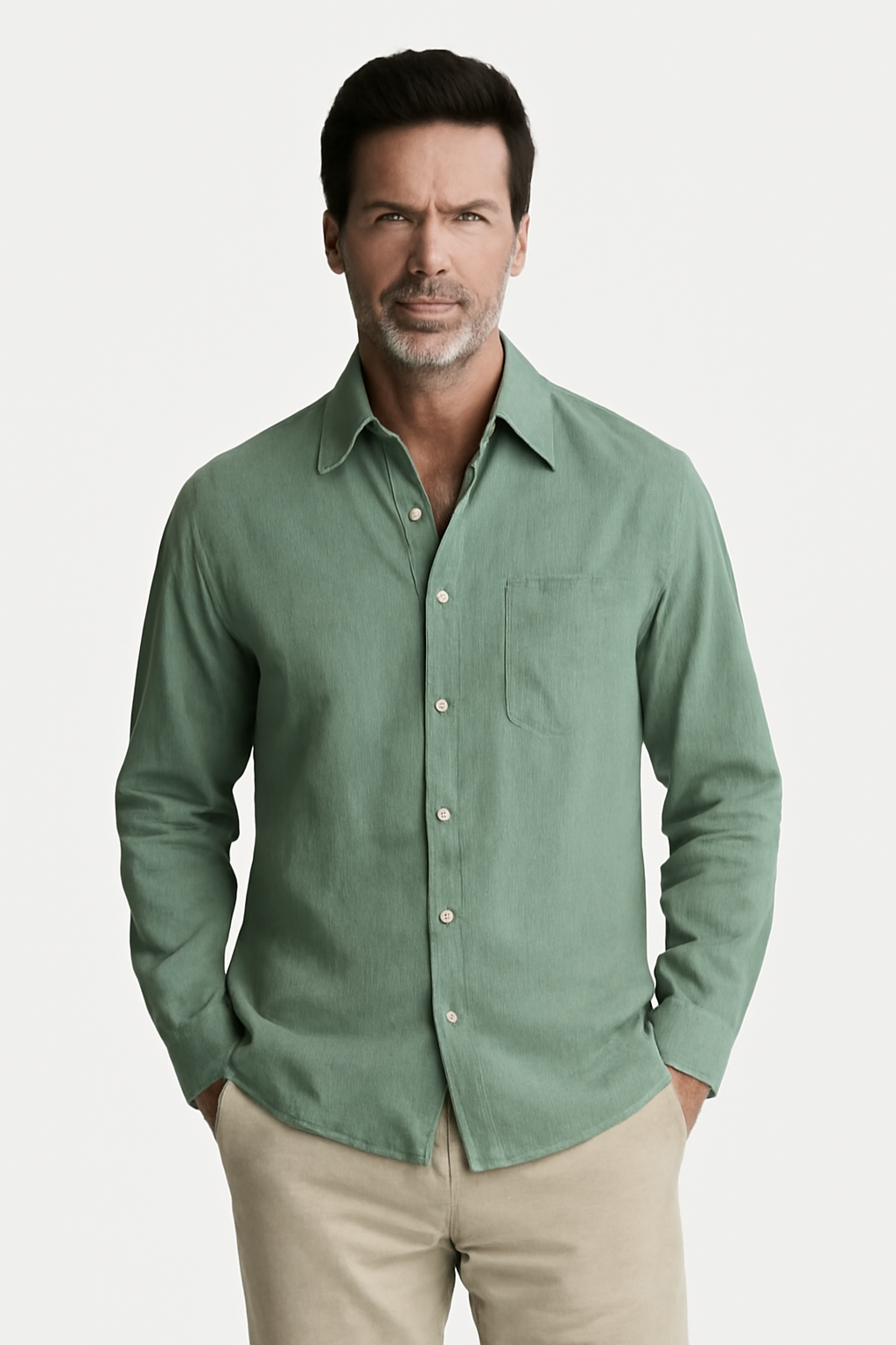 Long Sleeve Linen Shirt
