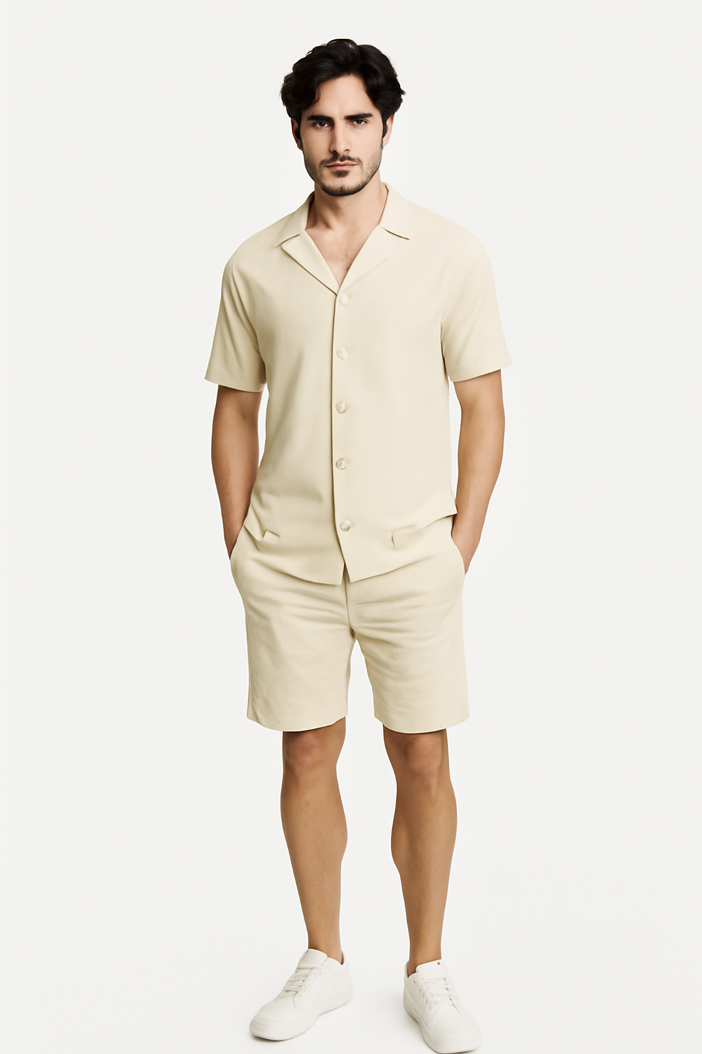 Corduroy Set with Shorts and Shirt