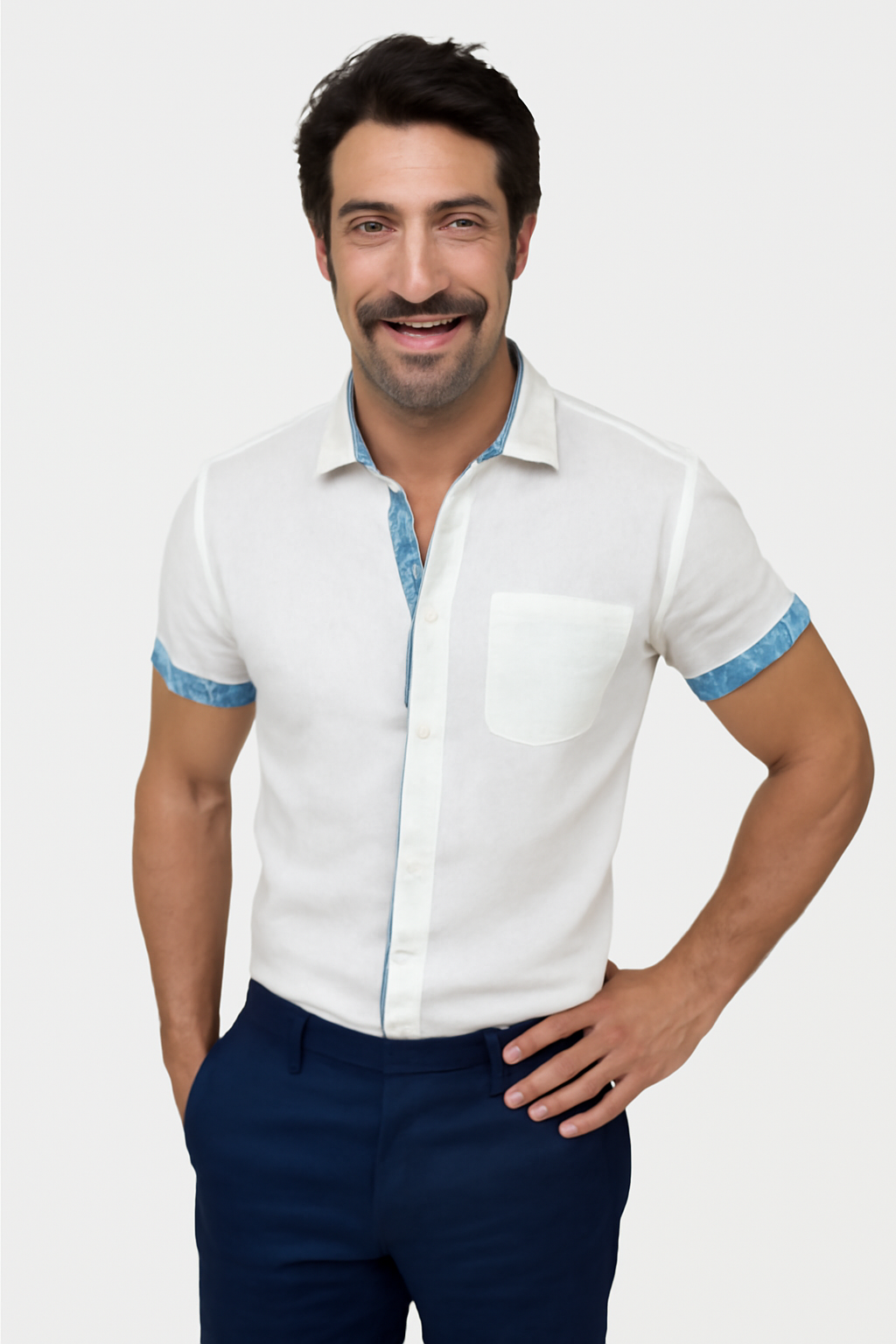 Ocean Detail Casual Shirt