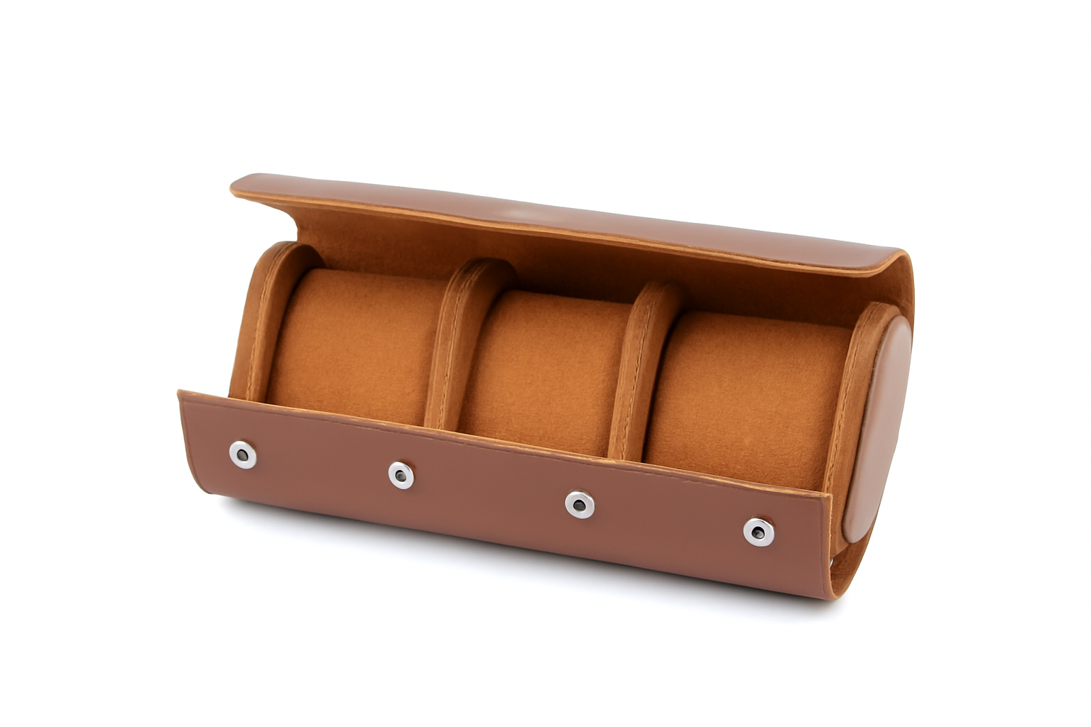 Triple Watch Leather Case