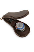 Vintage Leather Watch Travel Case